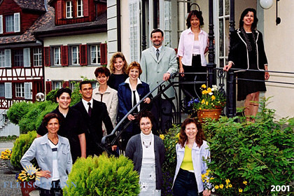 Das Fleischmann Team im Jahr 2001.